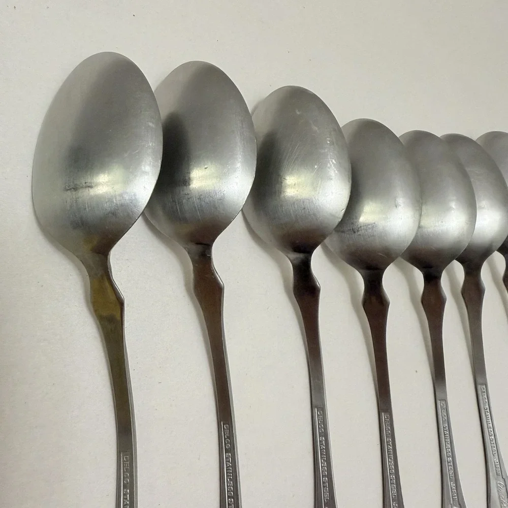 Delco Stainless Steel Japan Concord Spoon Ice Tea Spoons 7